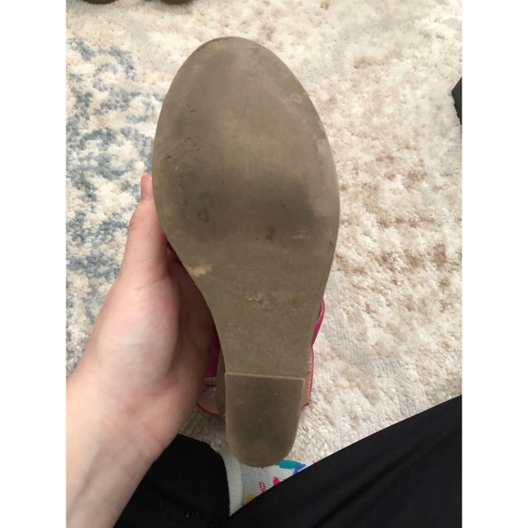 JustFab Open-Ted Wedges - Picture 6 of 8